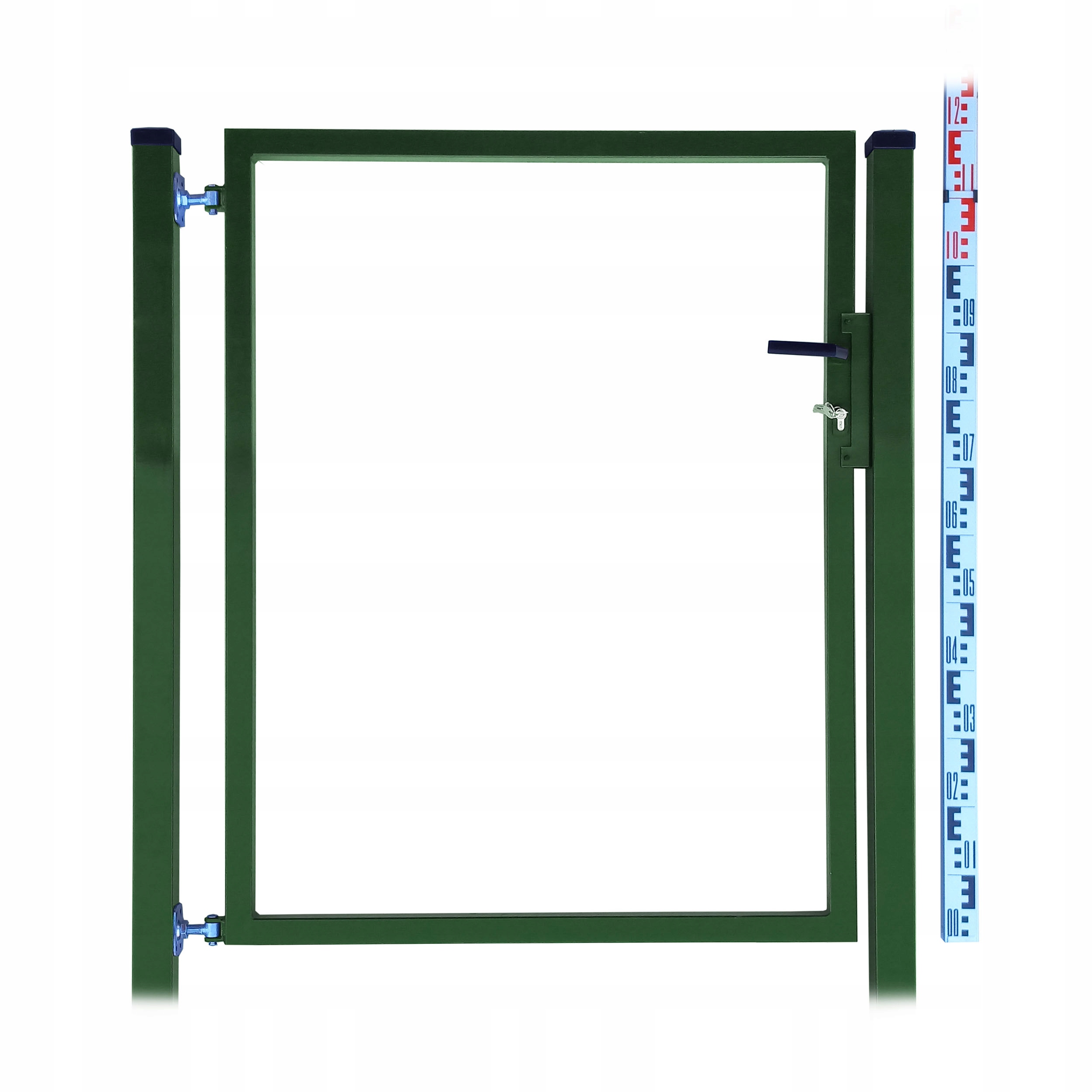 Bránka Rámeček na štafle a panely 120 cm zelené RAL6005 Sloupky štafle