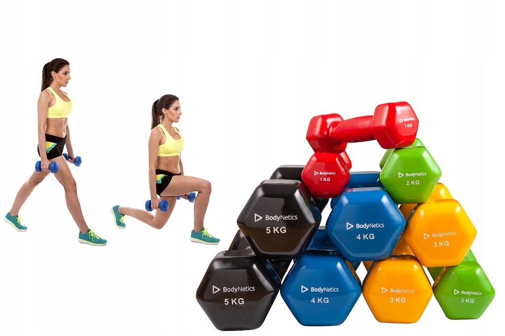 

Hantle Ciężarki Winylowe Zestaw Bodynetics 1-5kg