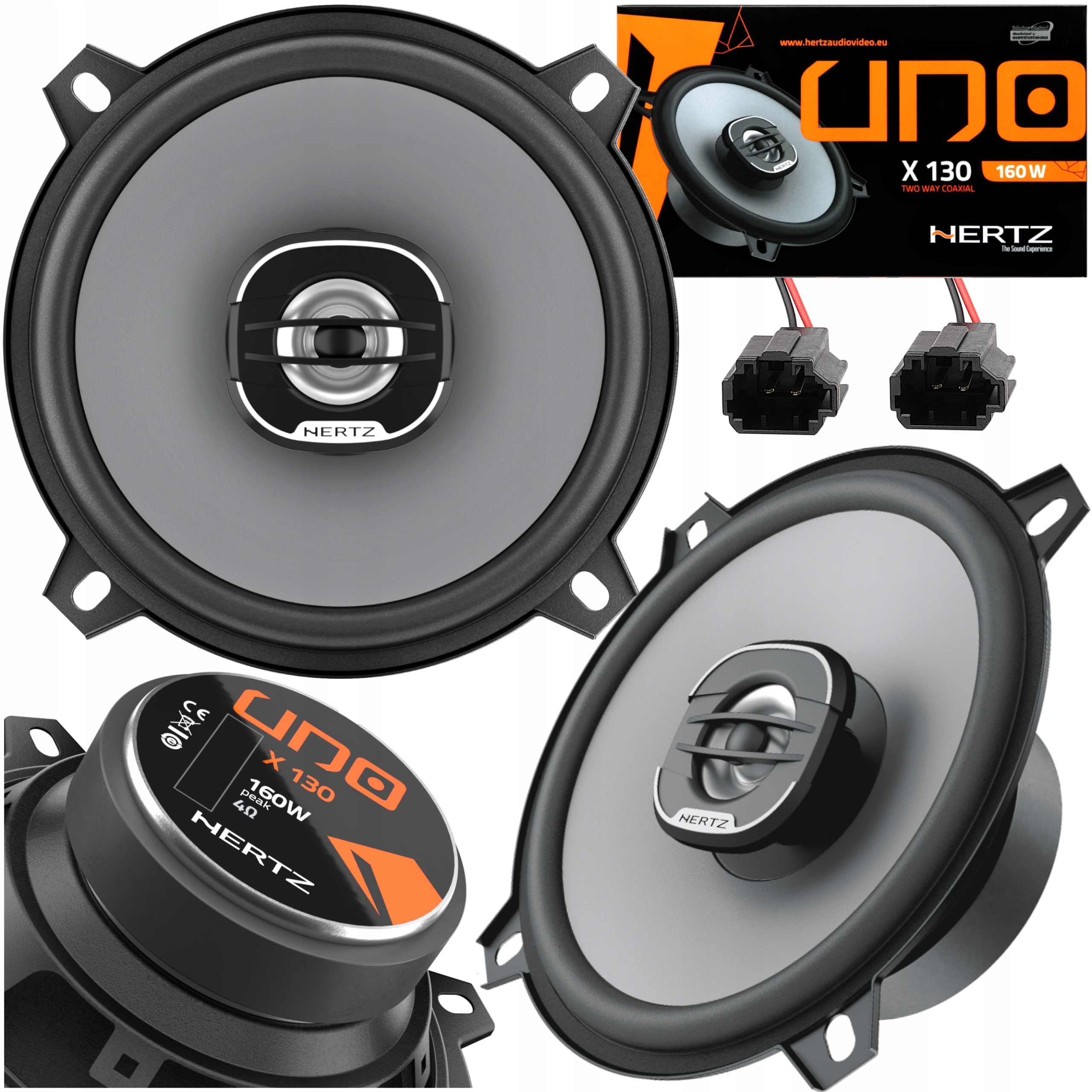 HERTZ Głośniki 130mm redukcje do RENAULT Laguna Clio 2 Clio 3 Thalia Megane