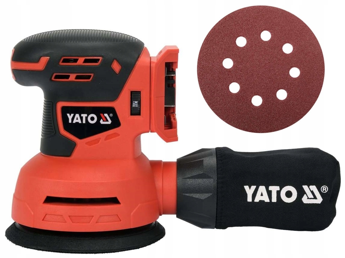 

Yato Szlifierka Mimośrodowa Oscylacyjna 18V 125MM