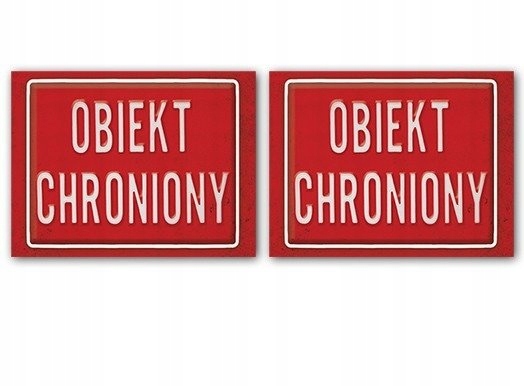 

Naklejki Obiekt Chroniony pod buty dla męża żony