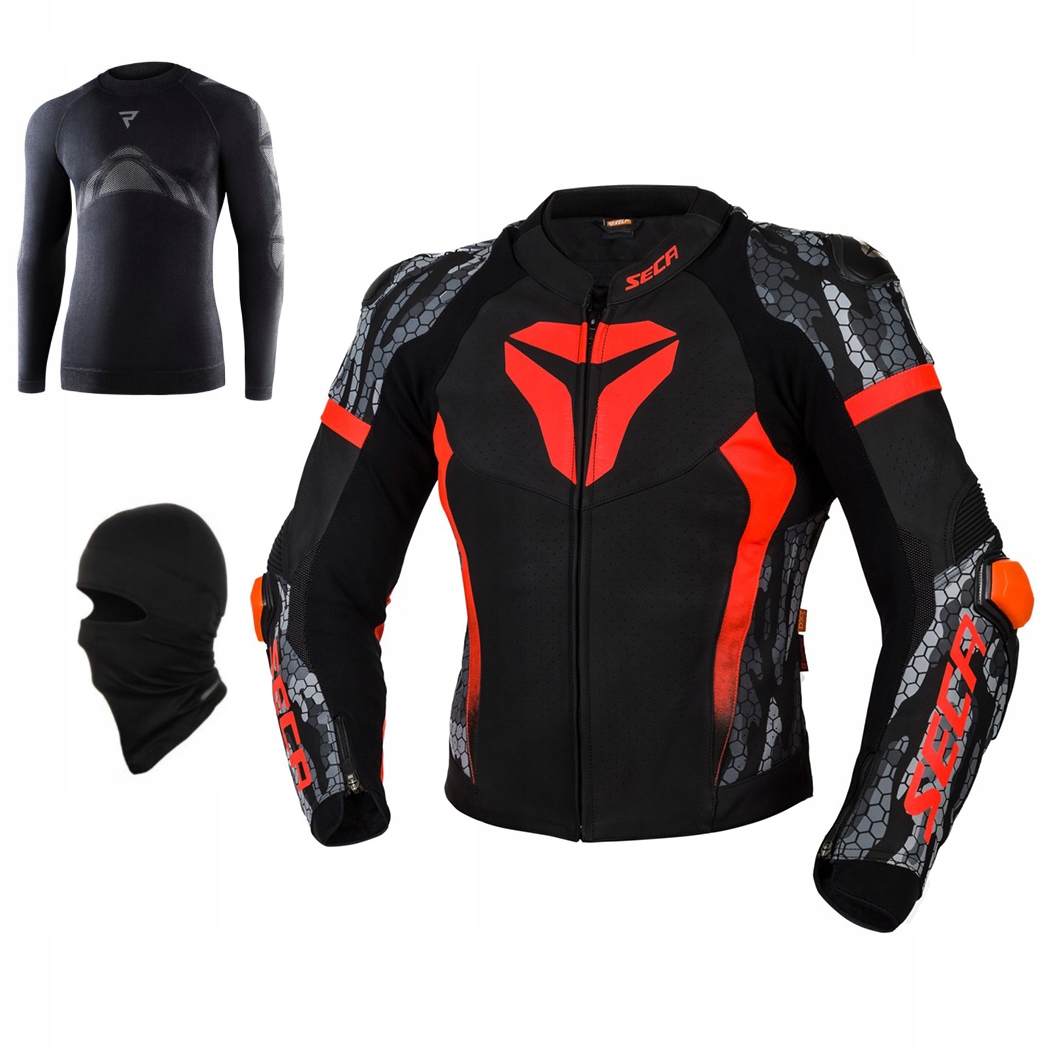 KURTKA MOTOCYKLOWA SRS II RED/CAMO 52