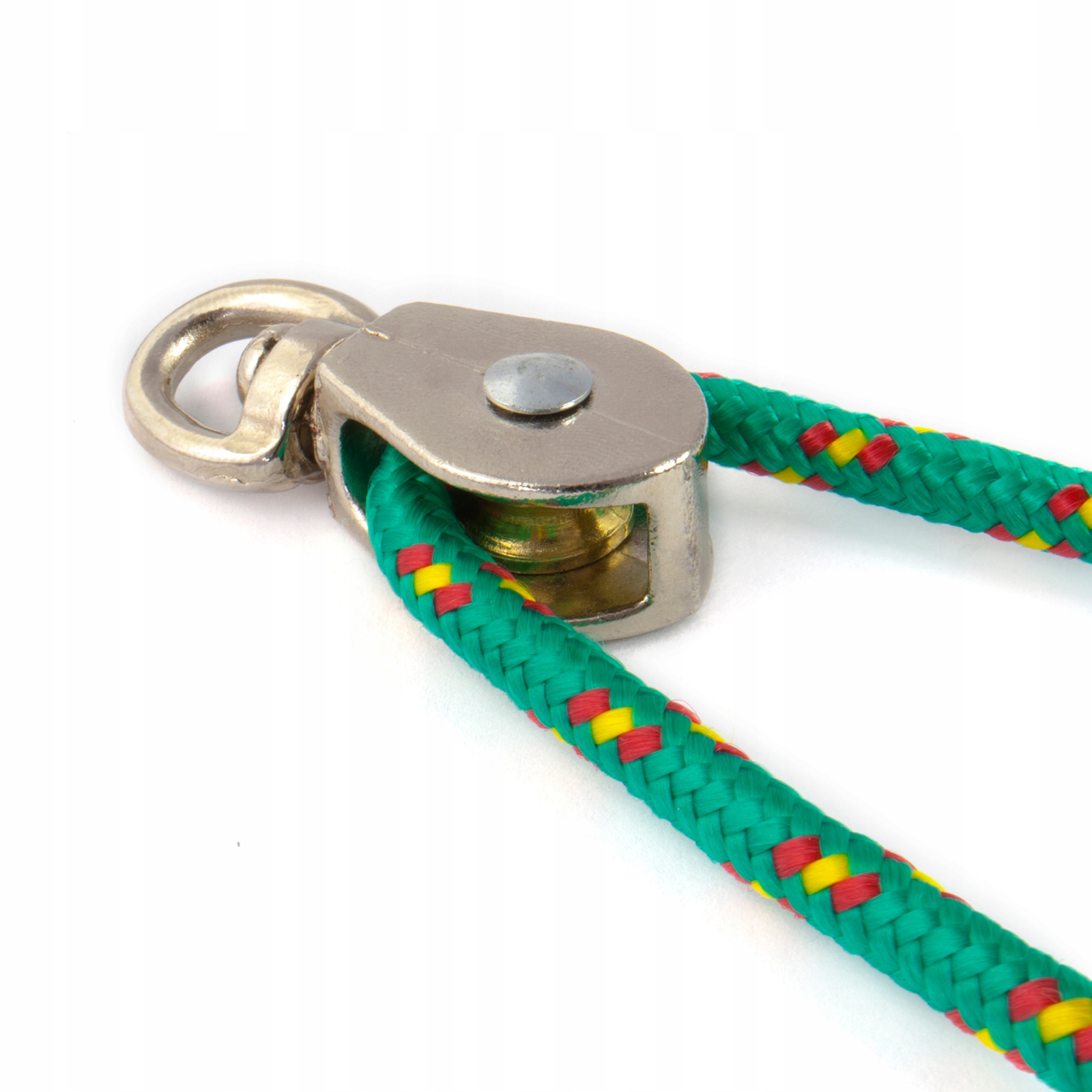 Bloczek Pojedynczy 3/4'' Niklowany Obrotowy z Krętlikiem do Lin 30kg EAN (GTIN) 4250974840133