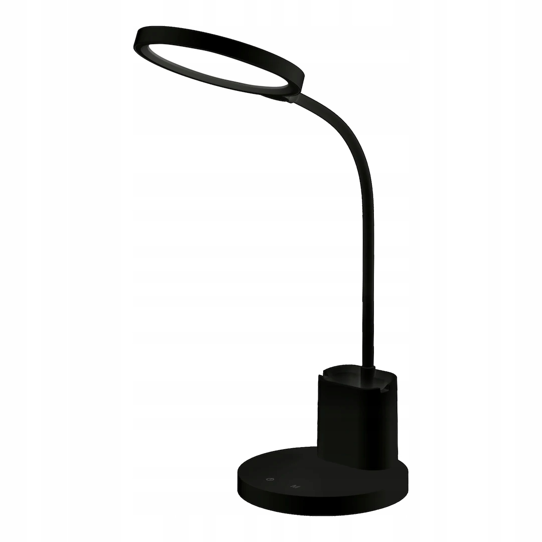 Černá stolní lampa s stmívatelným Led osvětlením Eko-light