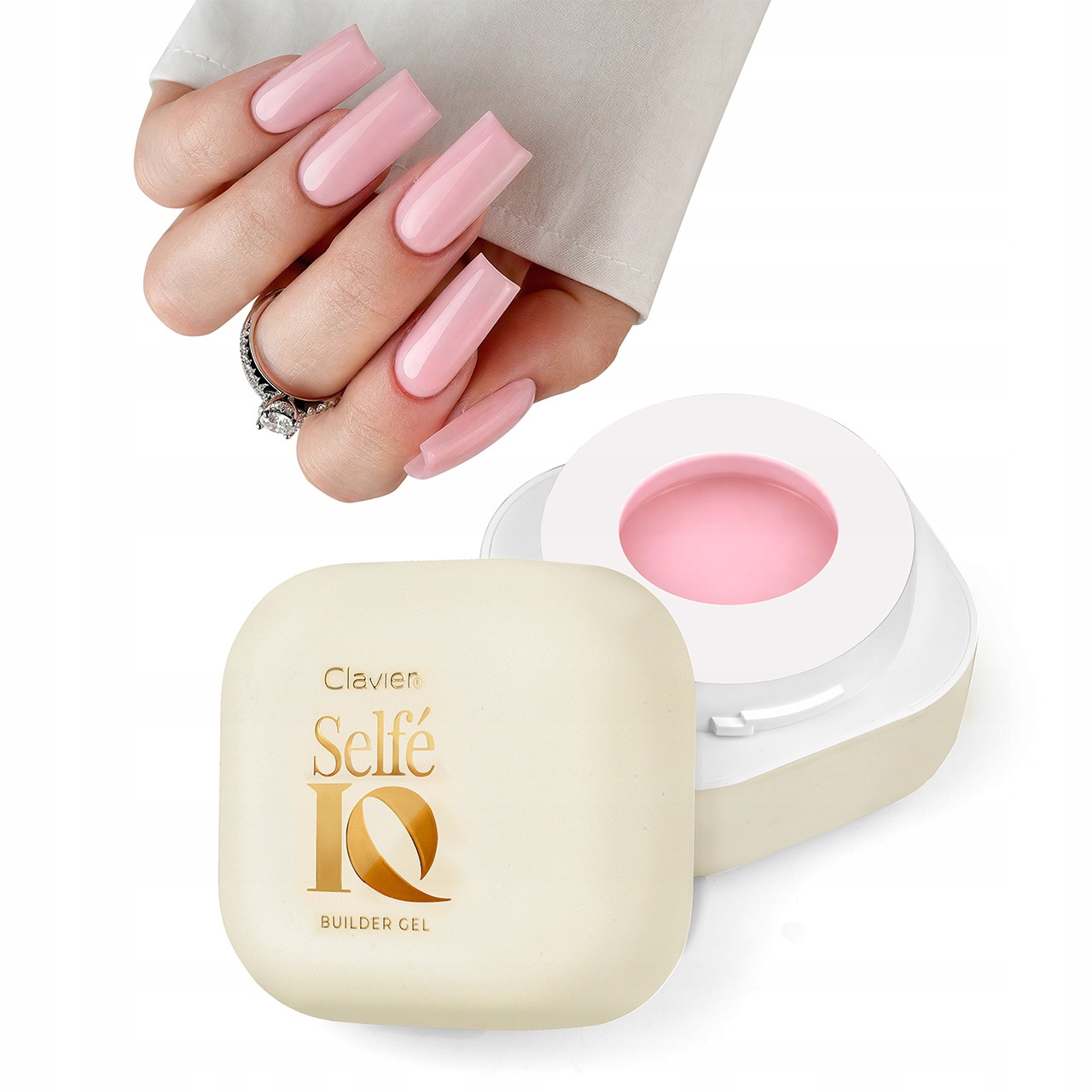 Stavební gel Clavier Selfe Iq 03 Pinky Promise 50 g