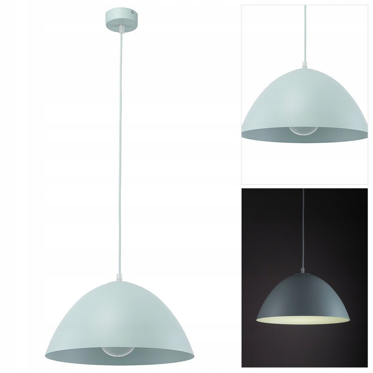 Závěsná lampa Faro Mint zelená barva, ažurový lesk v kuchyni Tk Lighting