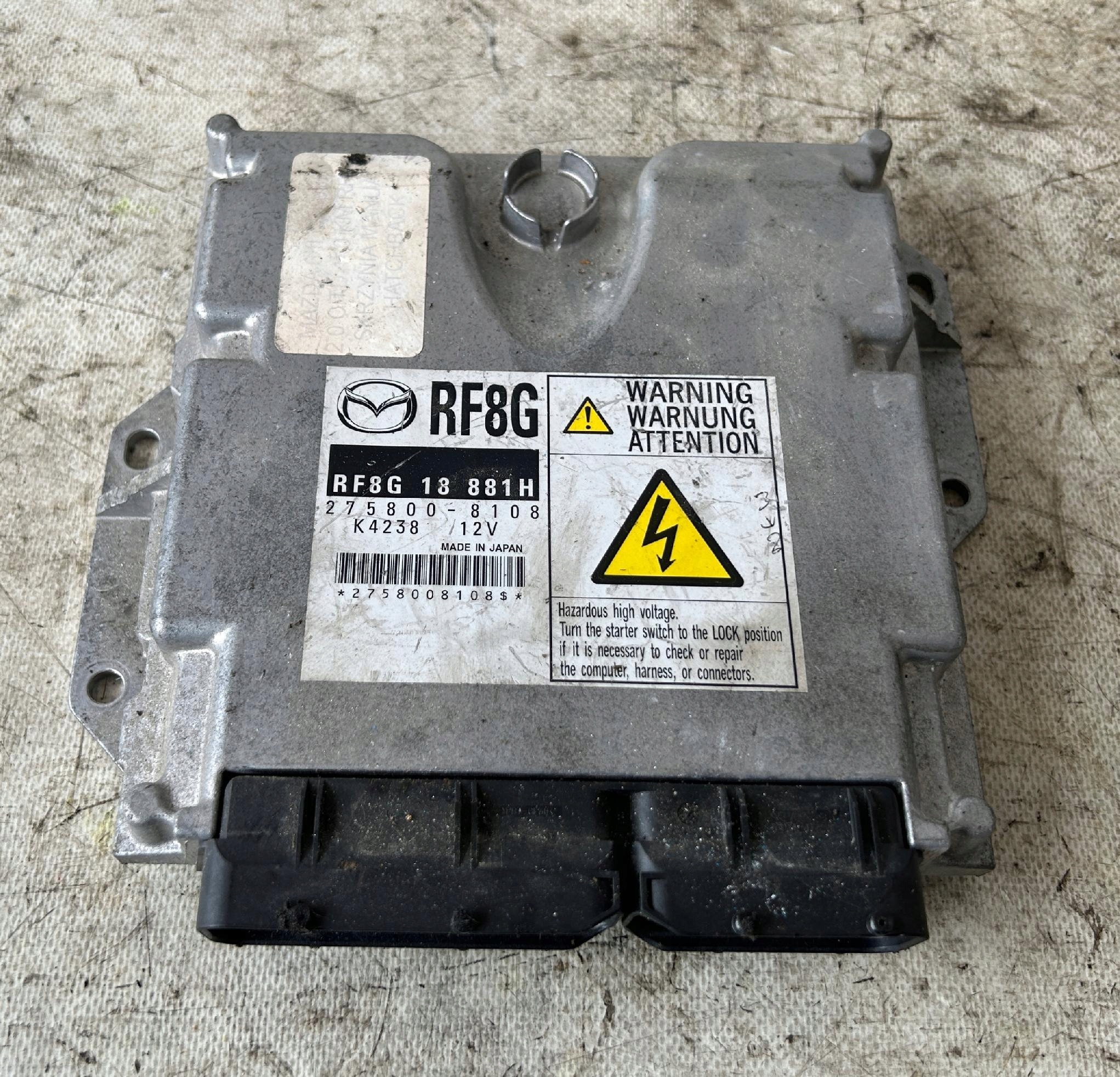 control unit of the engine MAZDA 6 GH 2.0 CITD 275800-8108