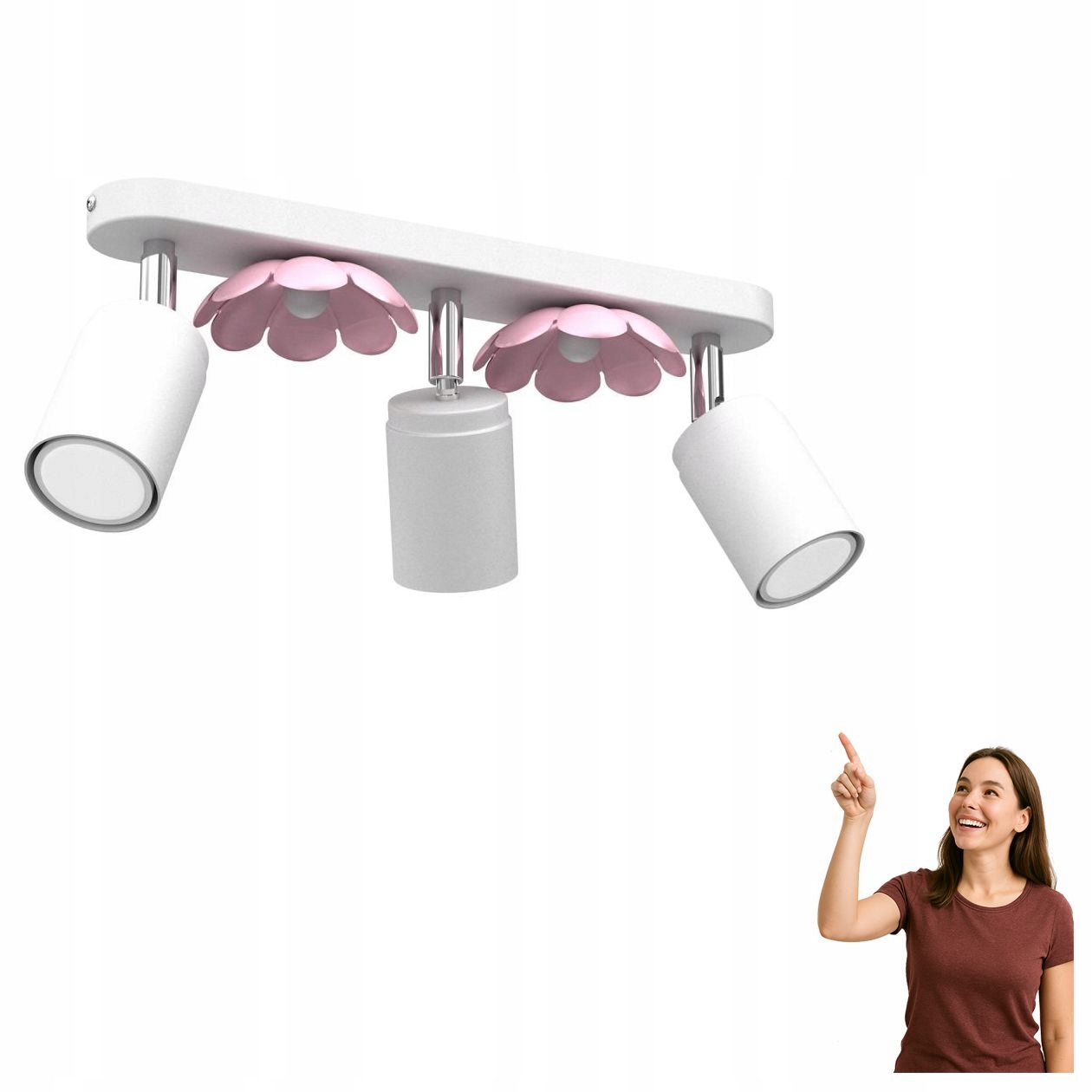 Lampa reflektor detský trojitý Flower 3877 Luminex