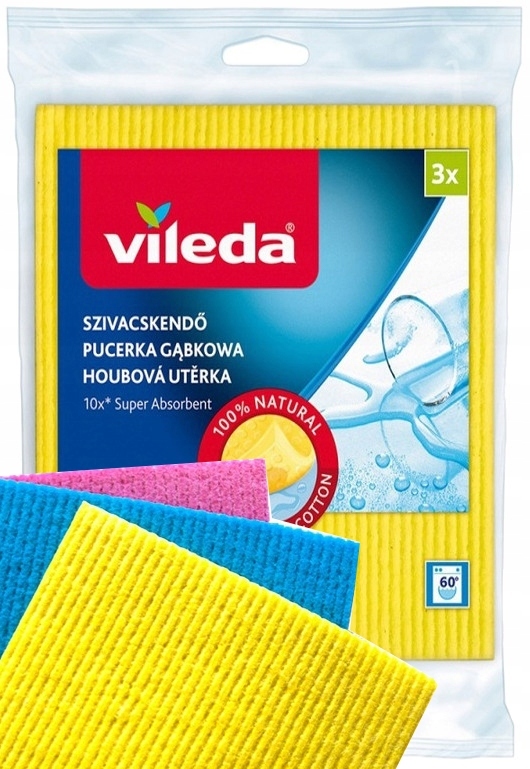 

Pucerka Vileda Chłonna Gąbkowa Uniwersalna 3 Szt.
