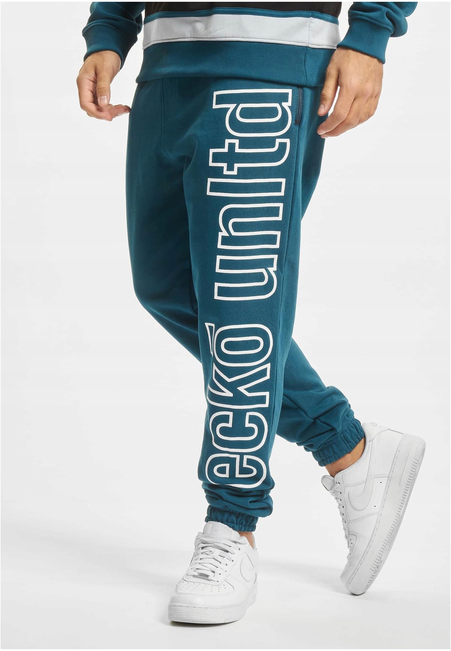 Ecko Unltd. kalhoty pánské React Sweatpant 4XL petrolej