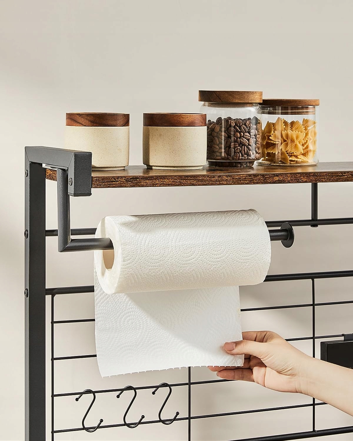 REGAŁ KUCHENNY STOJĄCY WYSPA KUCHENNA PÓŁKA NA MIKROFALÓWKĘ KUCHNIA LETNIA Marka Vasagle