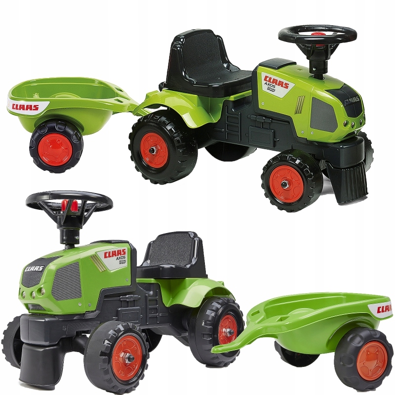

Traktorek Baby Claas Axos 310 Zielony z Przyczepką