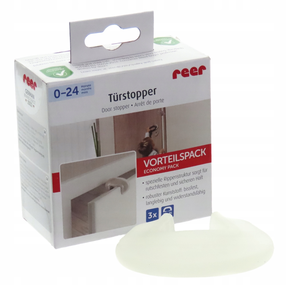 ZABEZPIECZENIE BLOKADA DRZWI STOPER OGRANICZNIK X3 Marka Reer