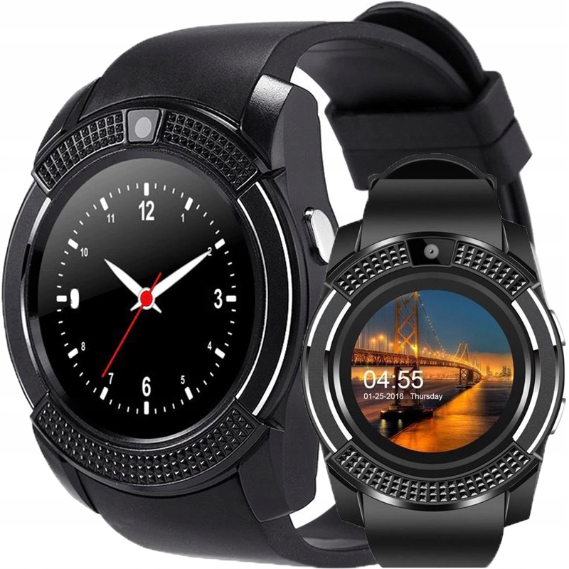 

Smartwatch V8 Zegarek Smart Watch Pl Karta Sim Sd