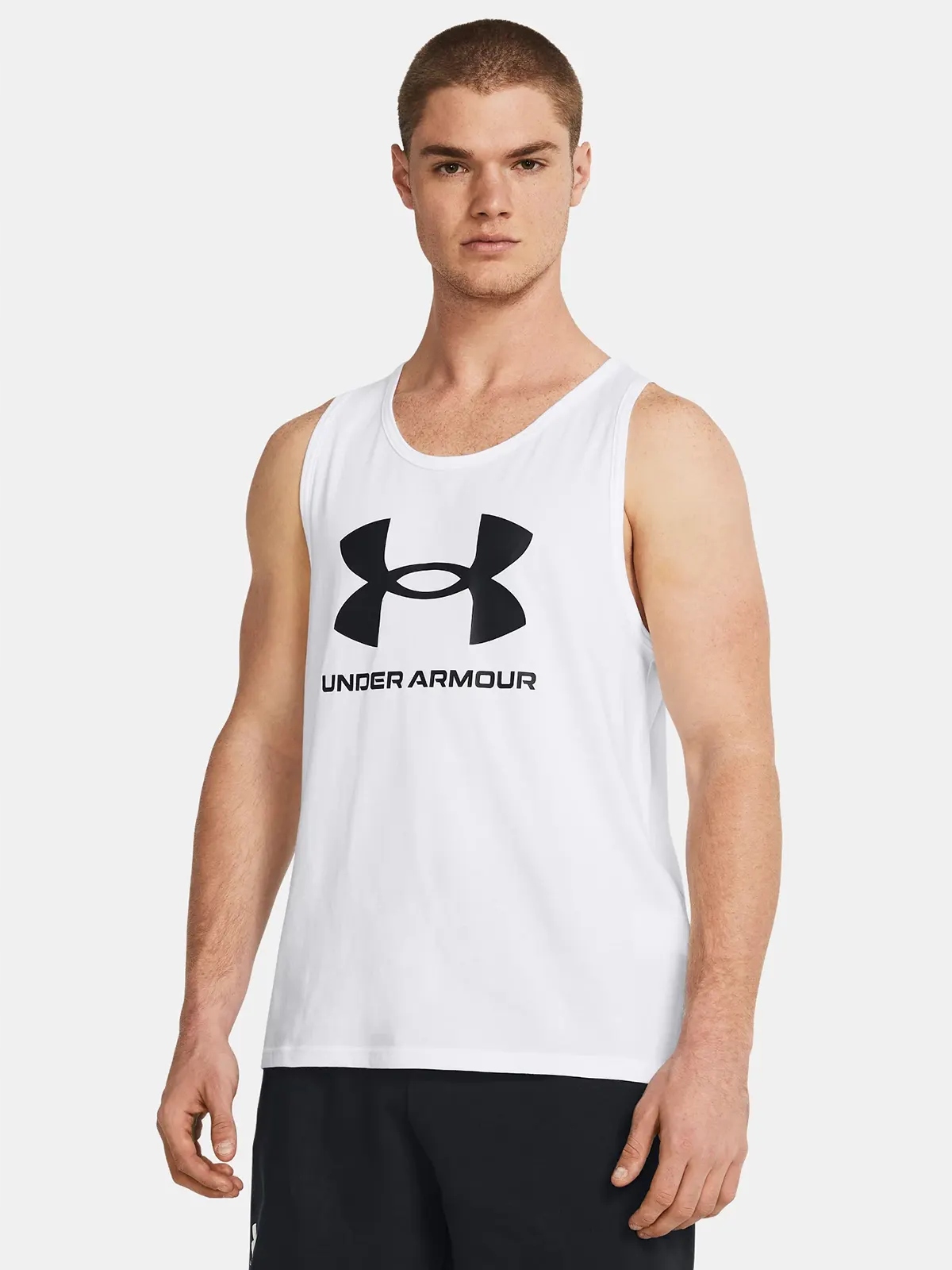 KOSZULKA MĘSKA UNDER ARMOUR BEZRĘKAWNIK SPORTOWY LETNIA BAWEŁNA ZESTAW 2PAK Rozmiar 3XL