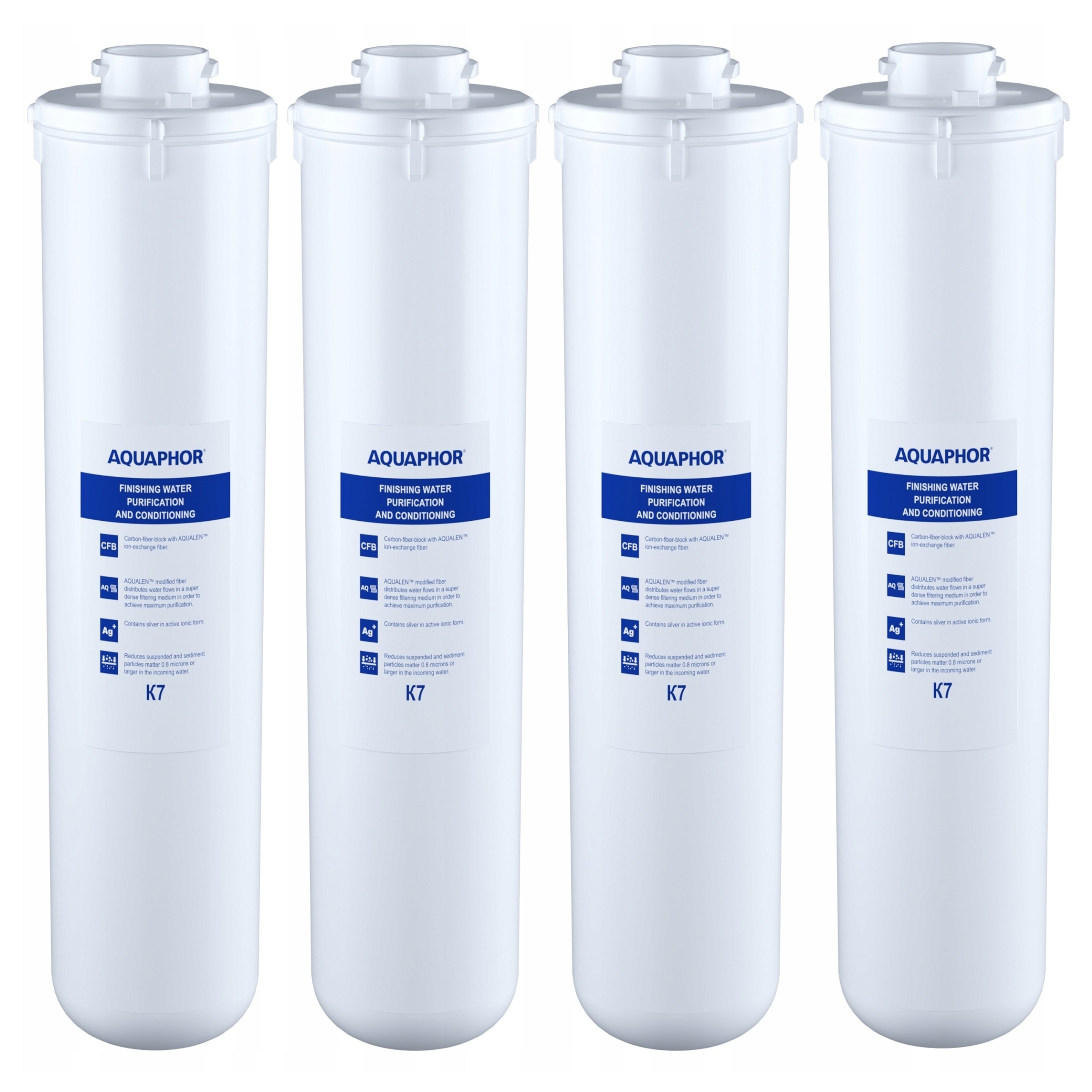 Aquaphor K7 Sada 4 filtračních vložek, vysoká účinnost