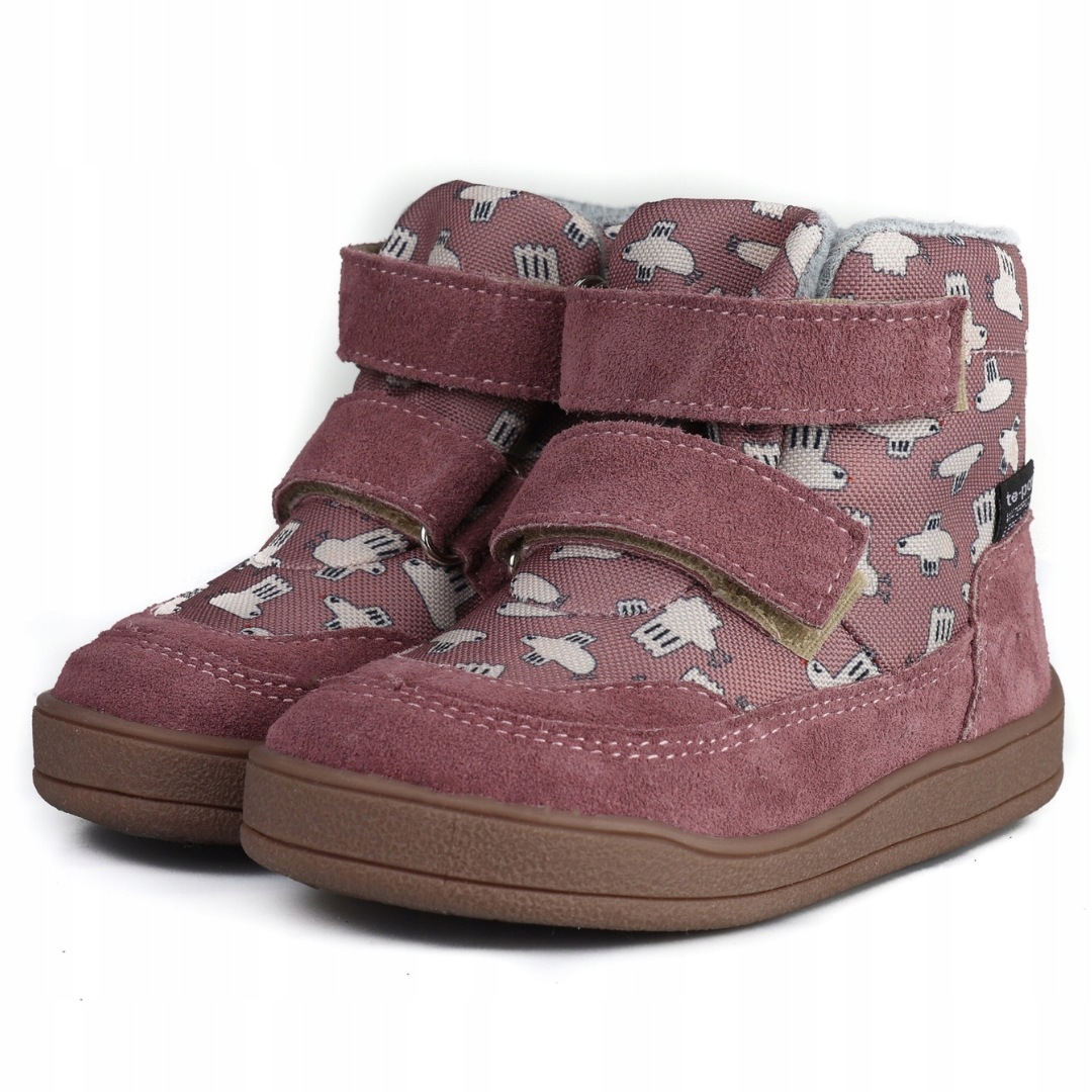 Mido 72-06 Buty Ocieplane Barefoot Wodoodporne Jesienne Birds Eosin R 29