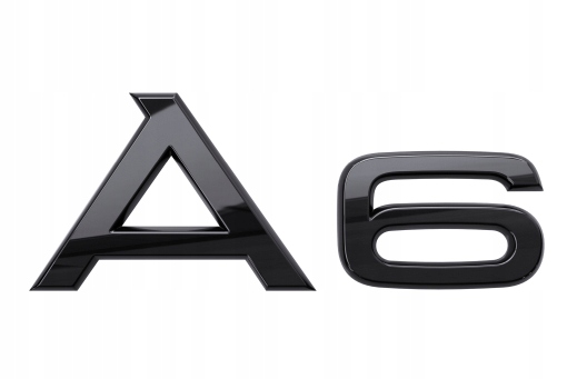 

Emblemat Czarny Audi A6 Znaczek Logo Sport Na Tył