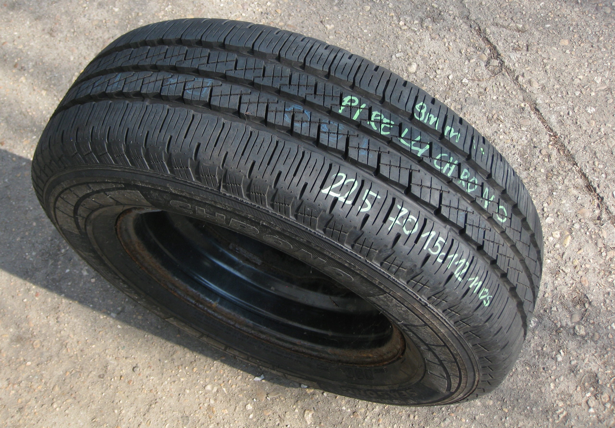 BOXER DUCATO wheel spare 225/70/15 9MM