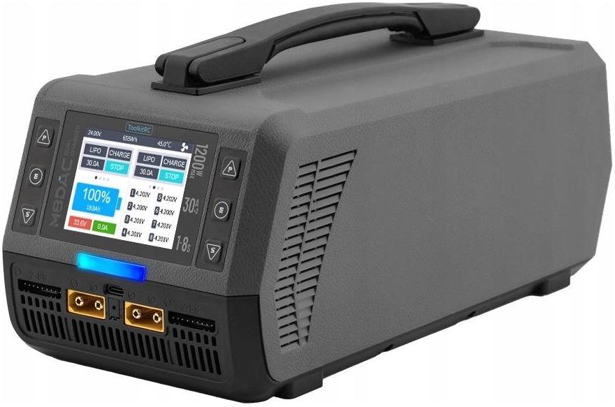 Nabíjačka ToolkitRC M8DAC 1200W 50A Dual Output