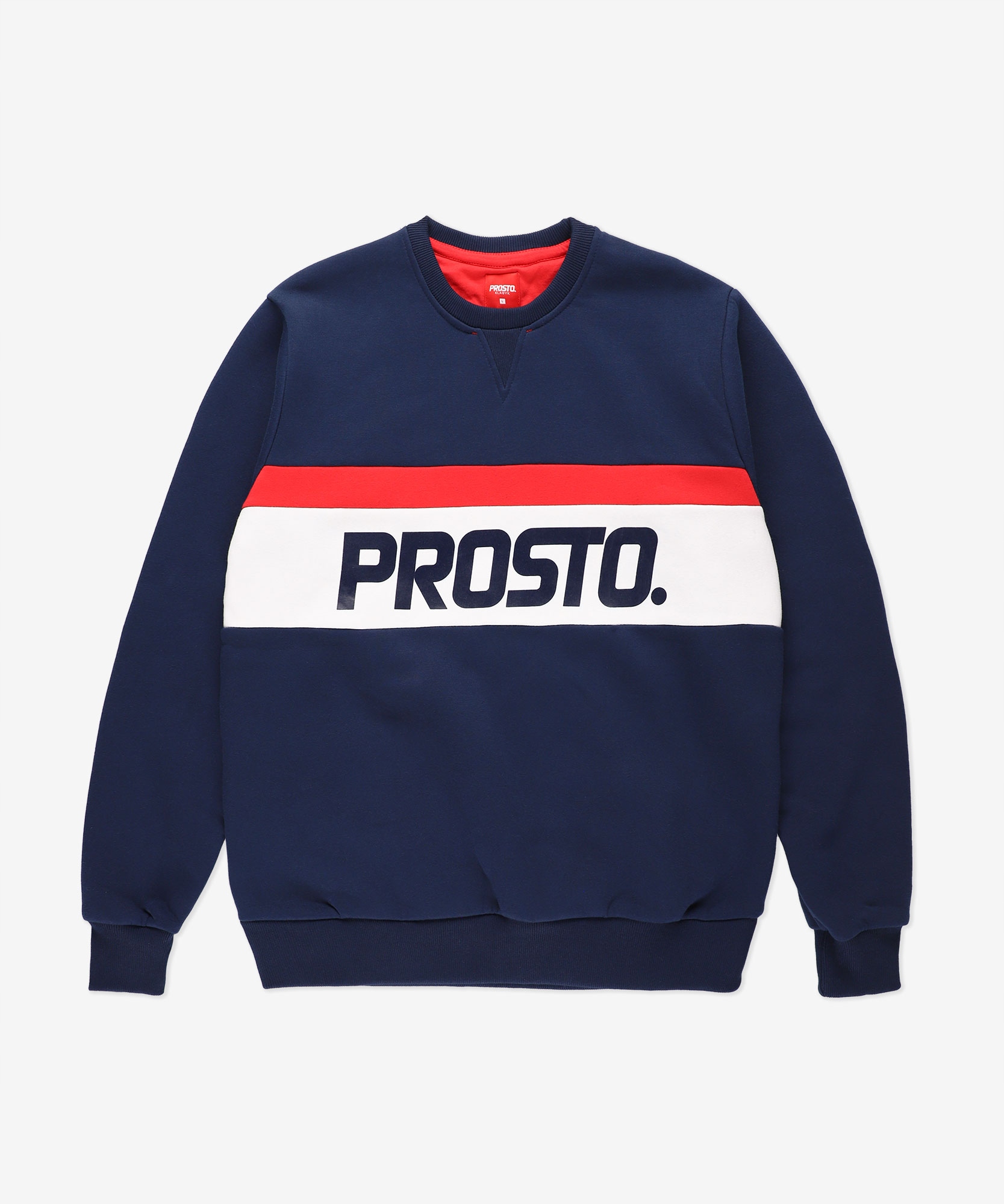 

Męska granat bluza bez kaptura Prosto Tonalto S