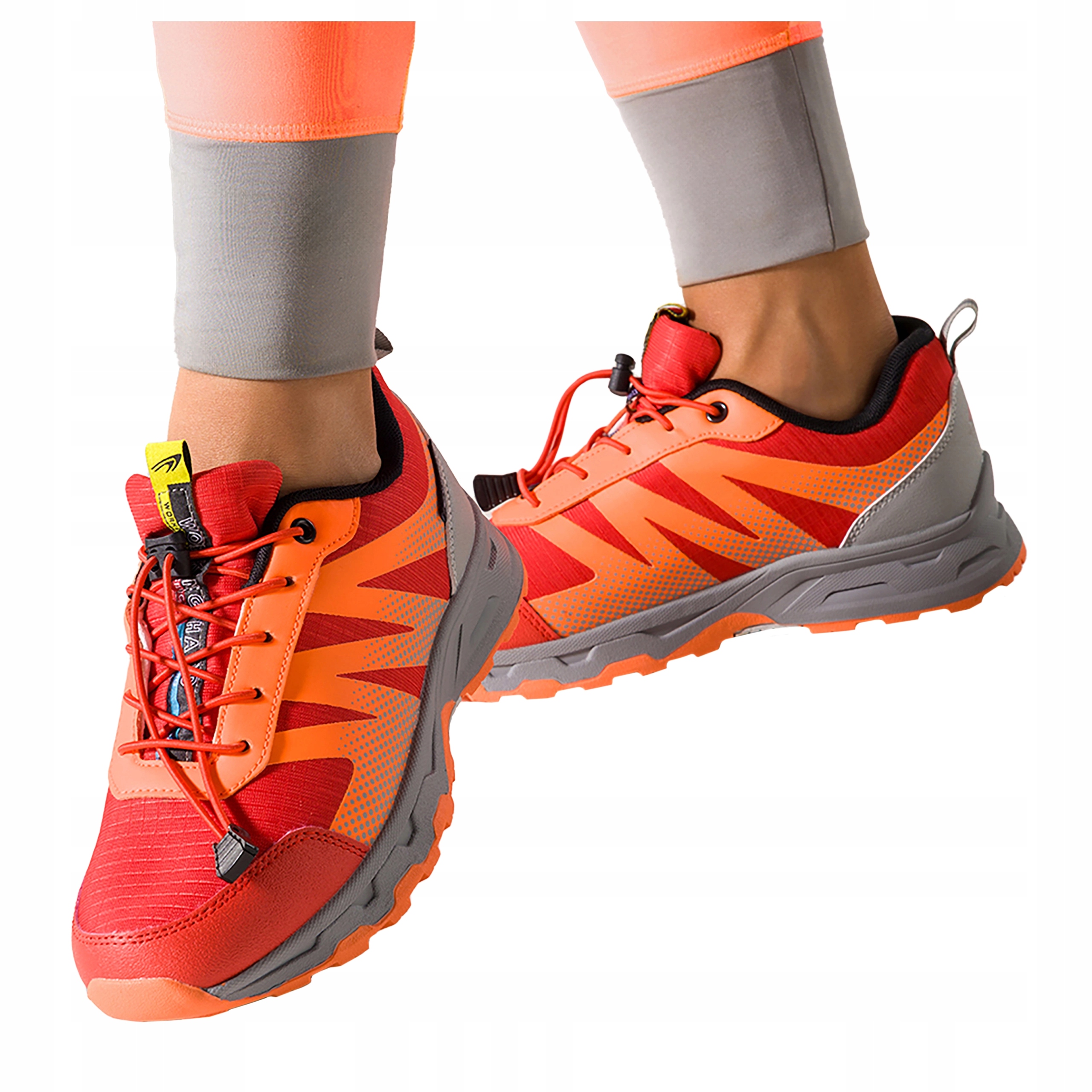 Trekové Boty Červené Dámské Sportovní Šněrovací Voděodolné vel. 38