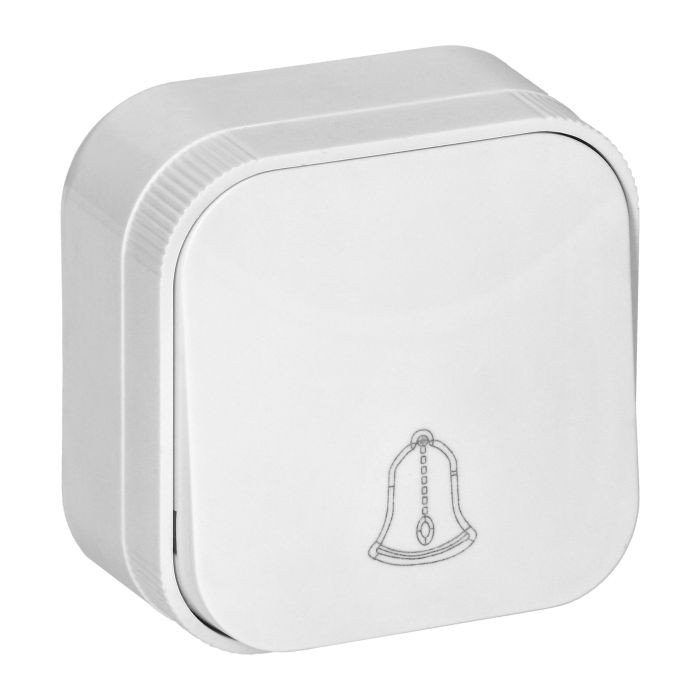 

Przycisk dzwonkowy natynkowy biały IP20 Todo Orno