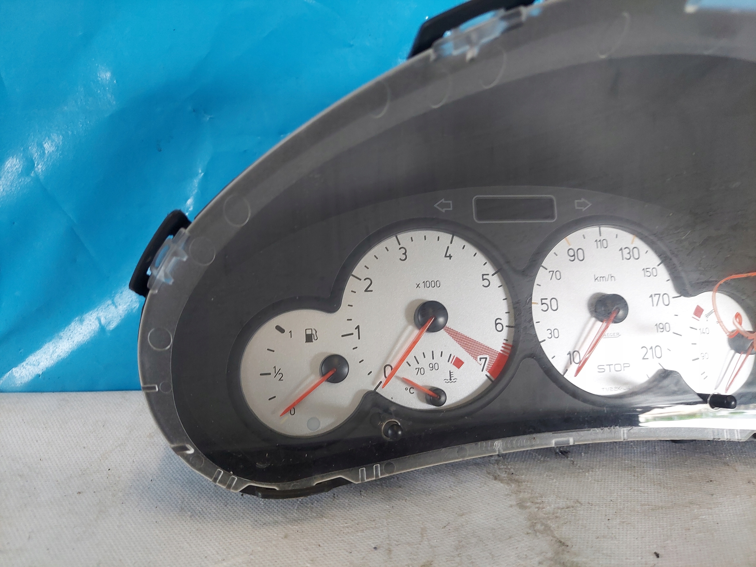 dials clock PEUGEOT 206 CC 1.6 B 9648837180