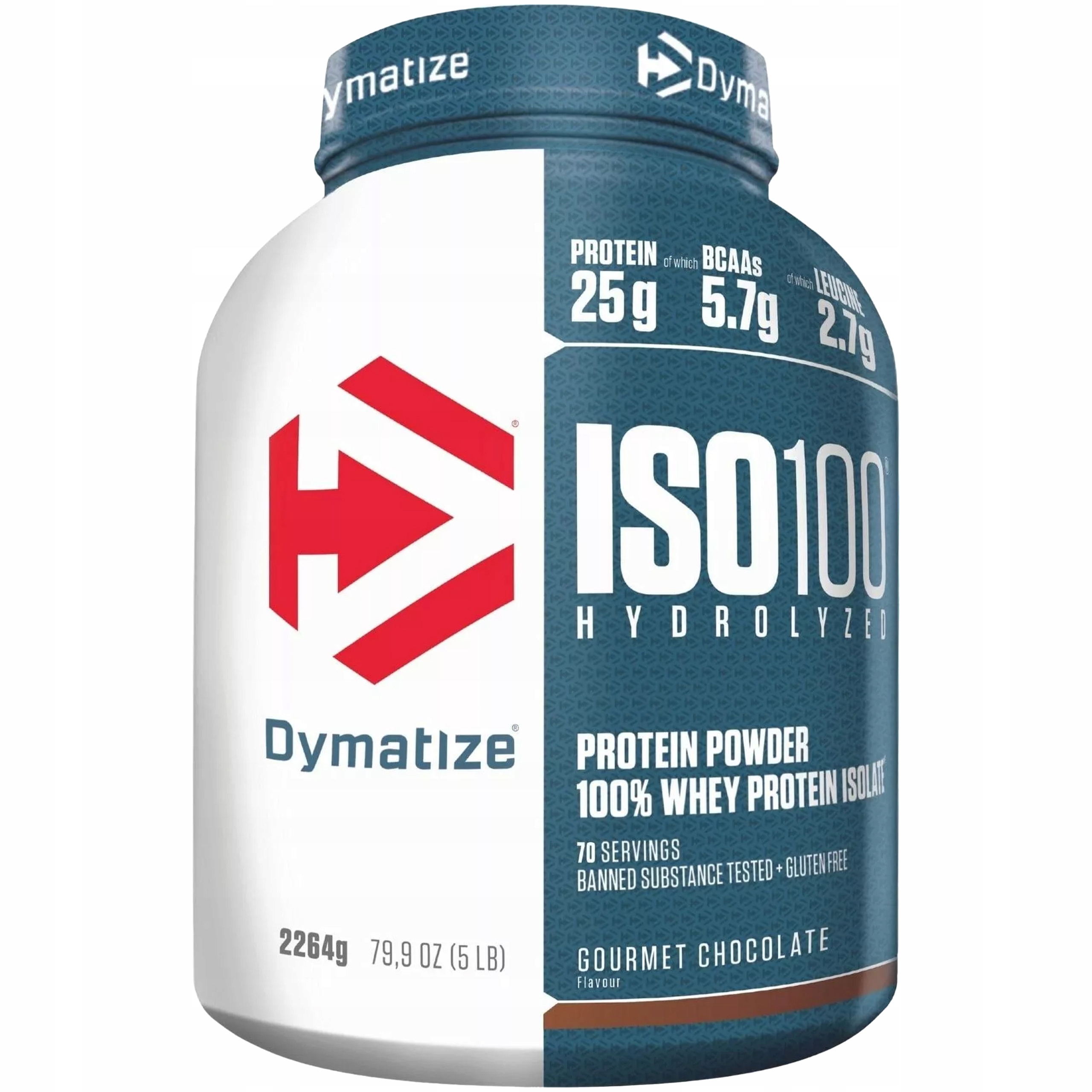 Protein Dymatize Iso 100 2264 g Čokoláda Izolát Wpi Hydrolyzát Doplněk Stravy