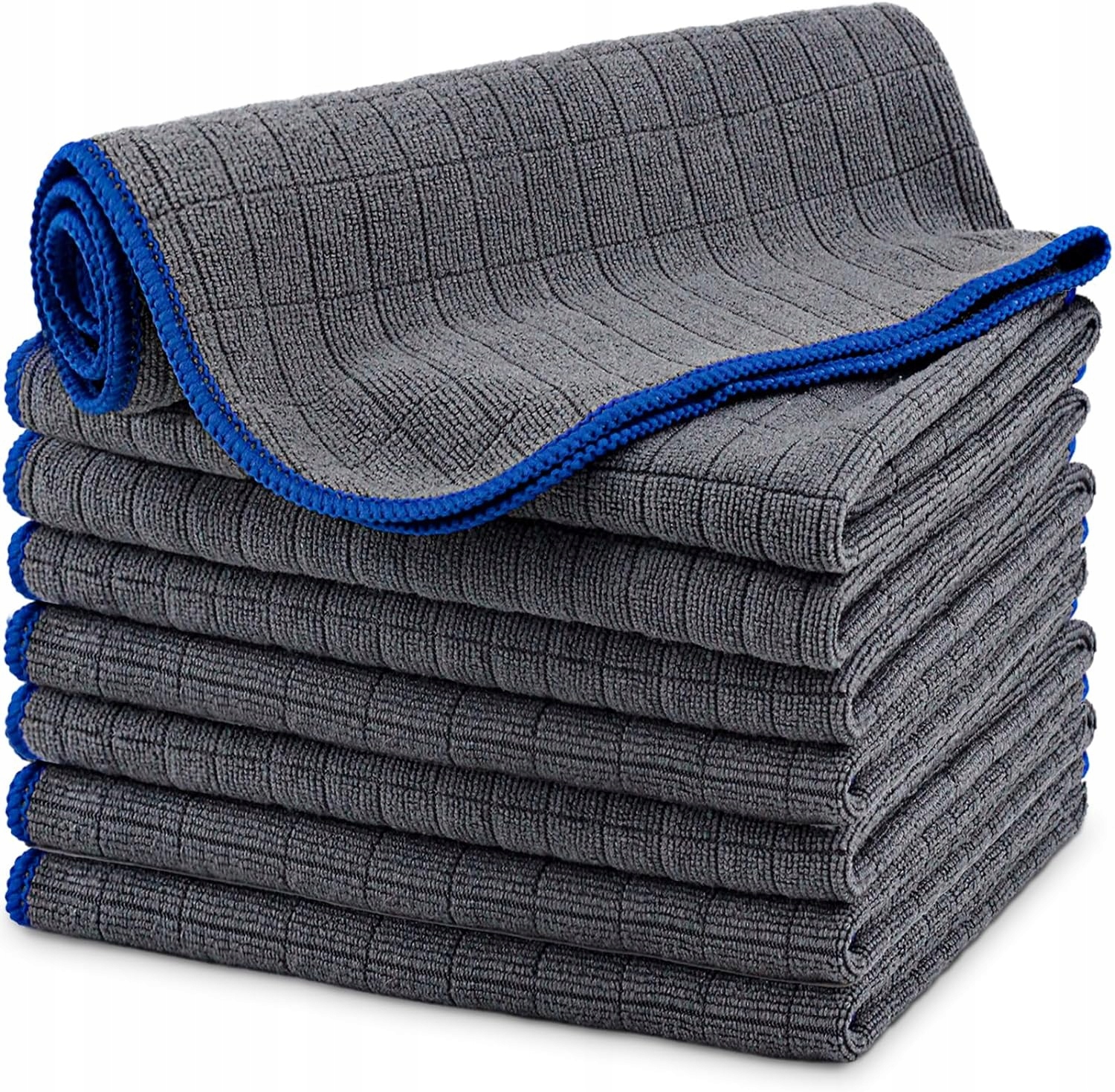 Levně Mikrovláknové Utěrky Na Čištění Skel, Netřepivé, Sada 8 Ks