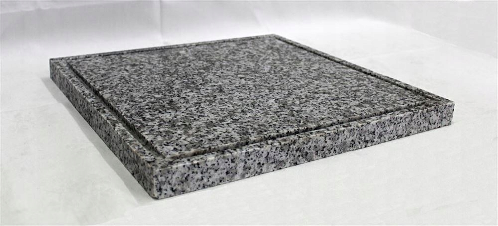 Grilovací kámen s drážkou 40 x 40 x 3 cm