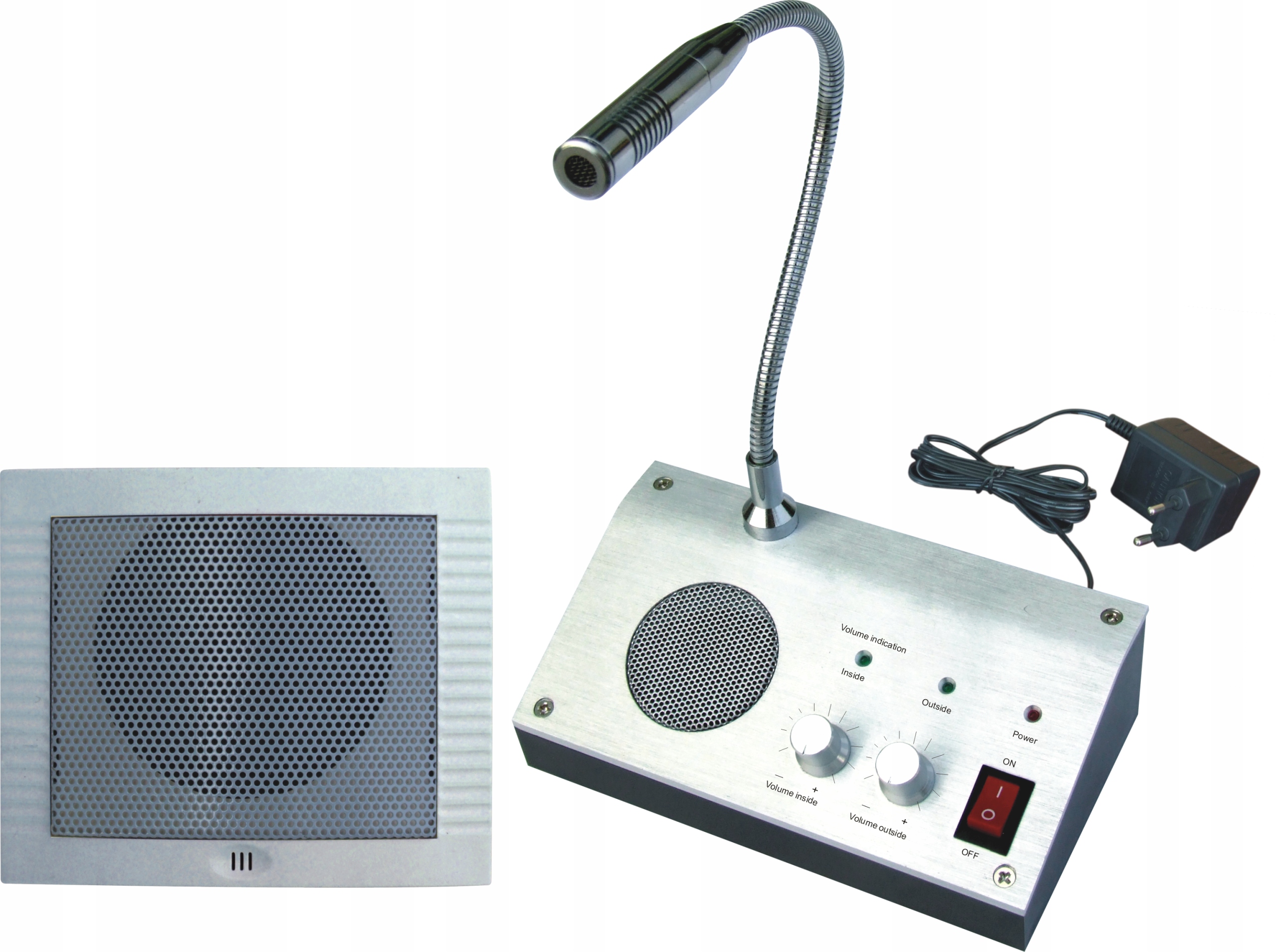 Interkom Kasowy Rozmównica do okienek bezdotykowy