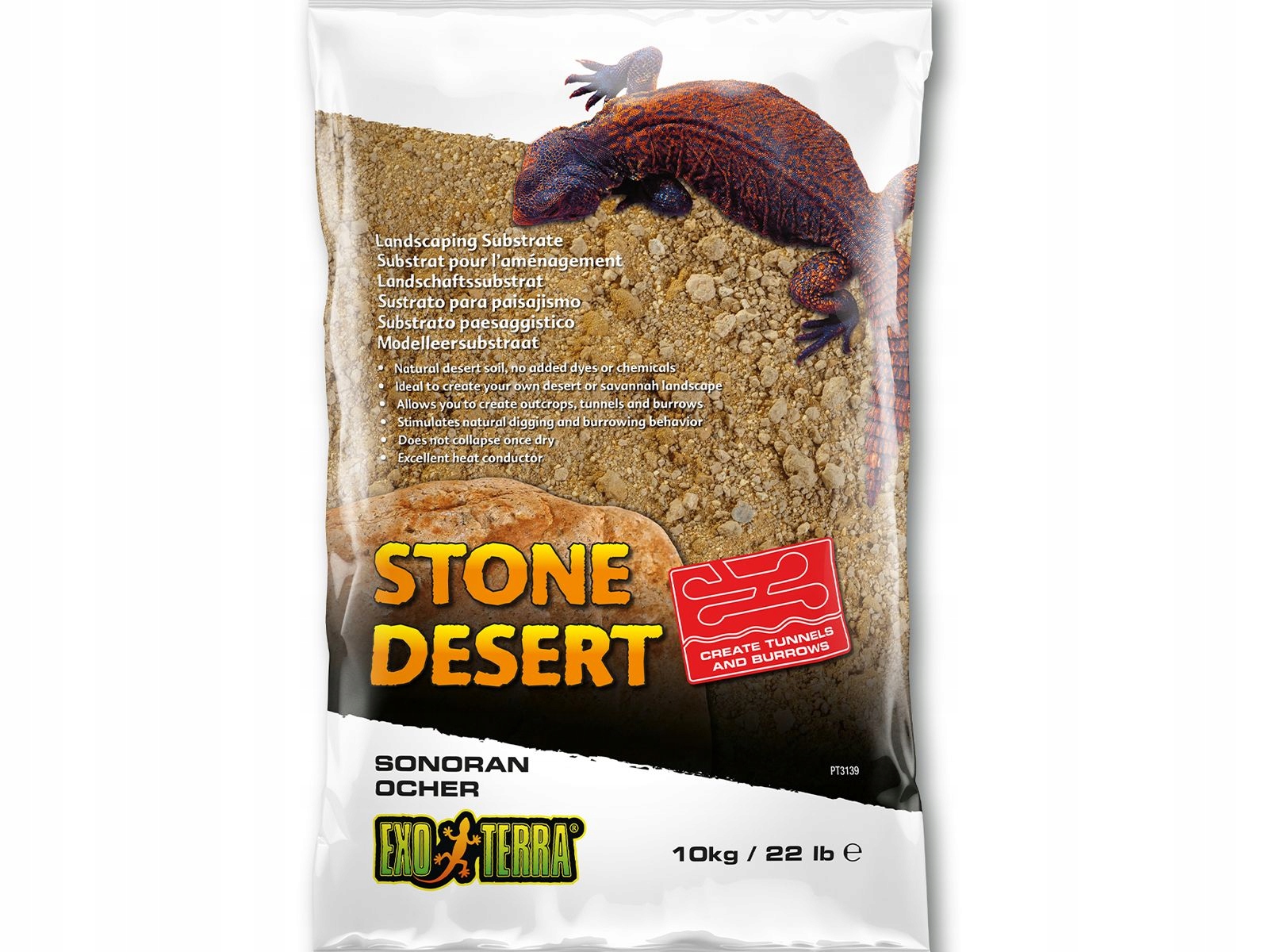 Levně Stone Desert 10KG substrát do terária okrová poušť Exo Terra EX-1398