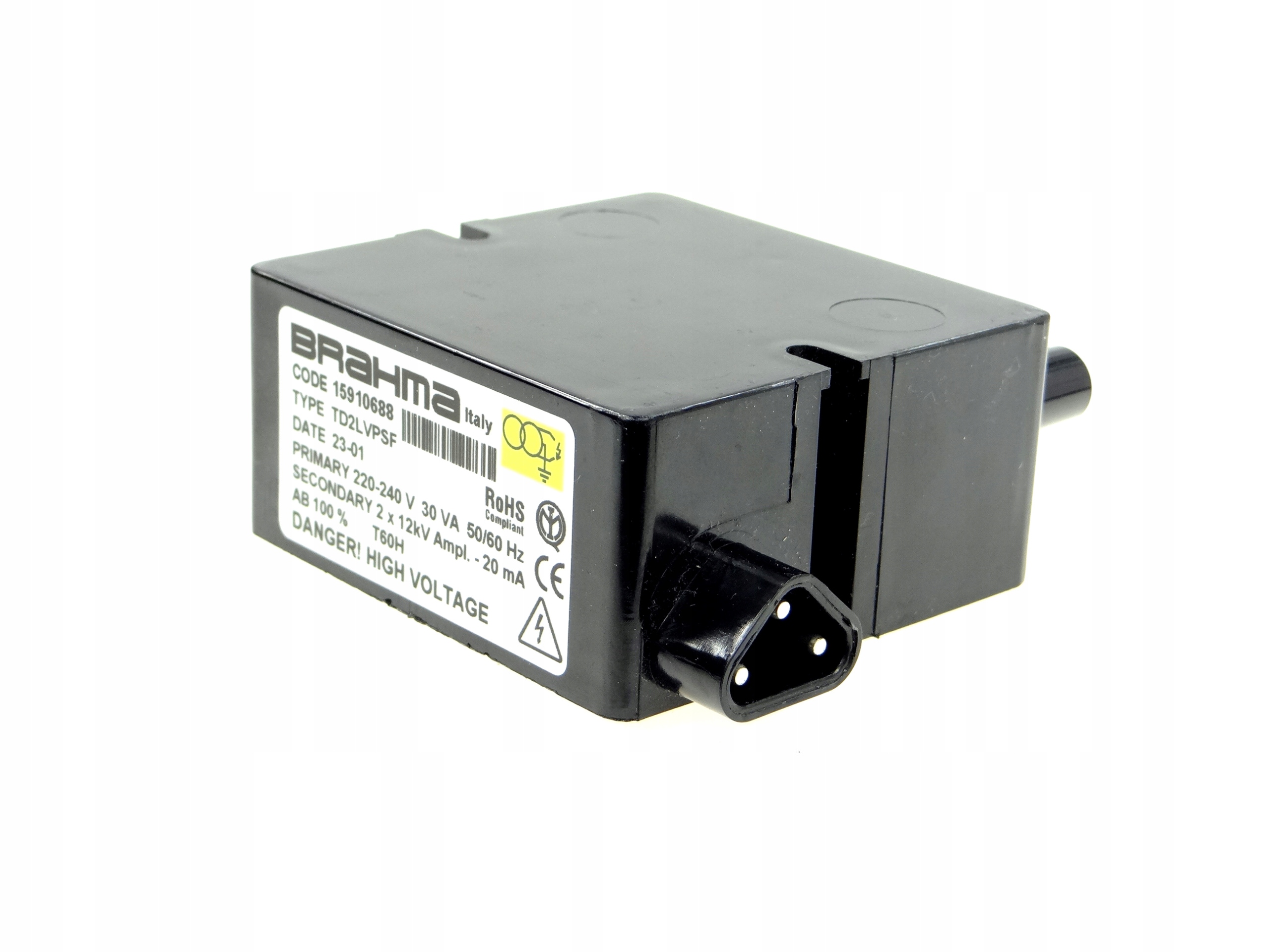 Zapaľovací transformátor Brahma TD2LVPSF 100 % 2 X12 Kv 15910688