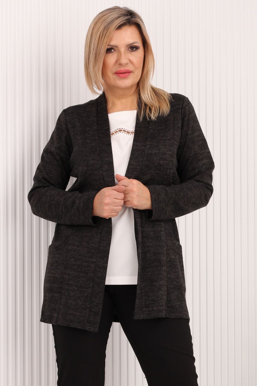 NARZUTKA DAMSKA KARDIGAN POLSKI PRODUCENT Materiał dominujący poliester