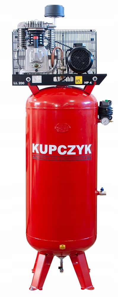 Kompresor olejowy Kupczyk KK 590/200 V 200 l 10bar