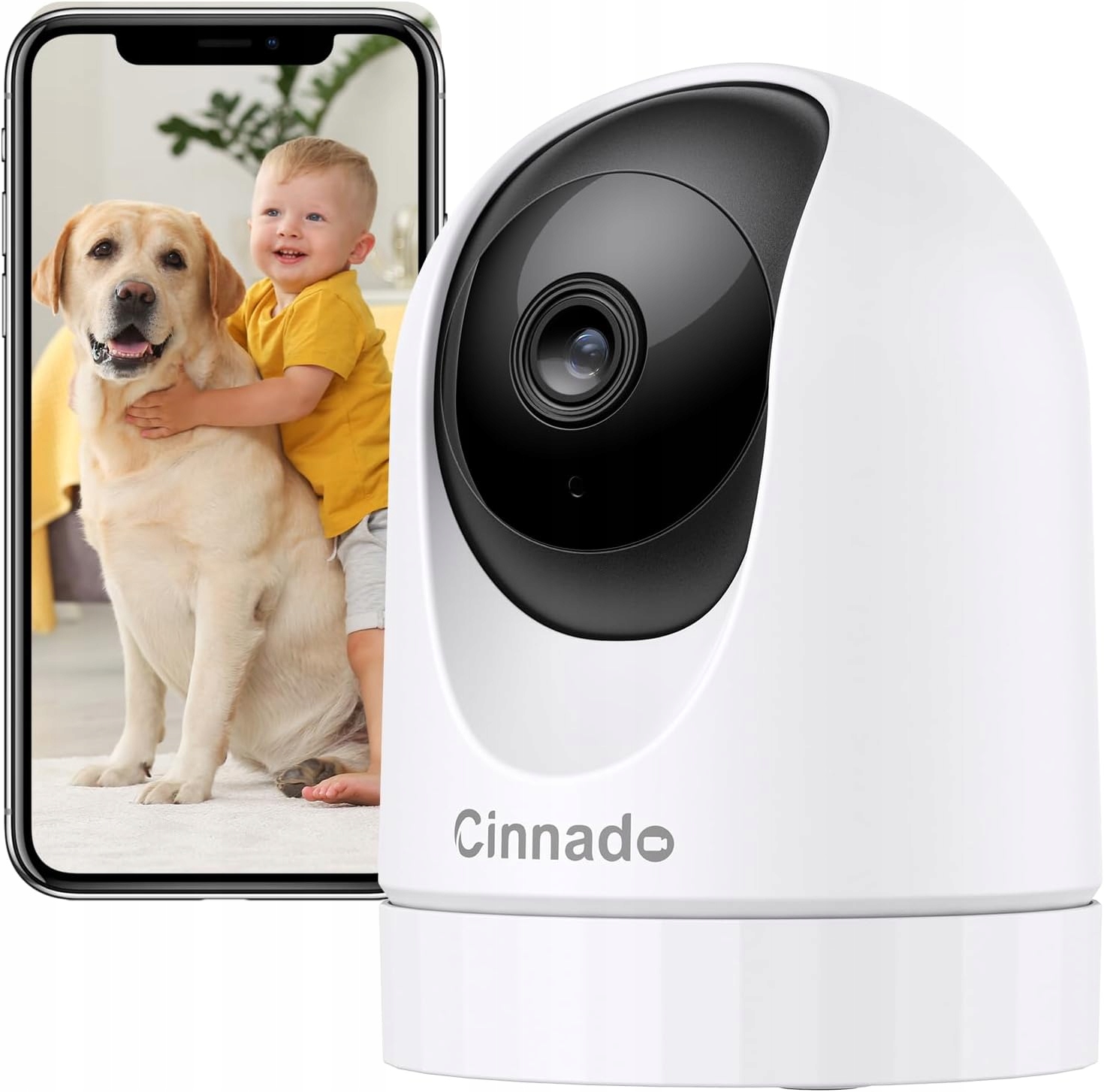 Wifi Monitorovací Kamera 2K 360° Ptz Audio Detekce Pohybu Dítě Zvíře