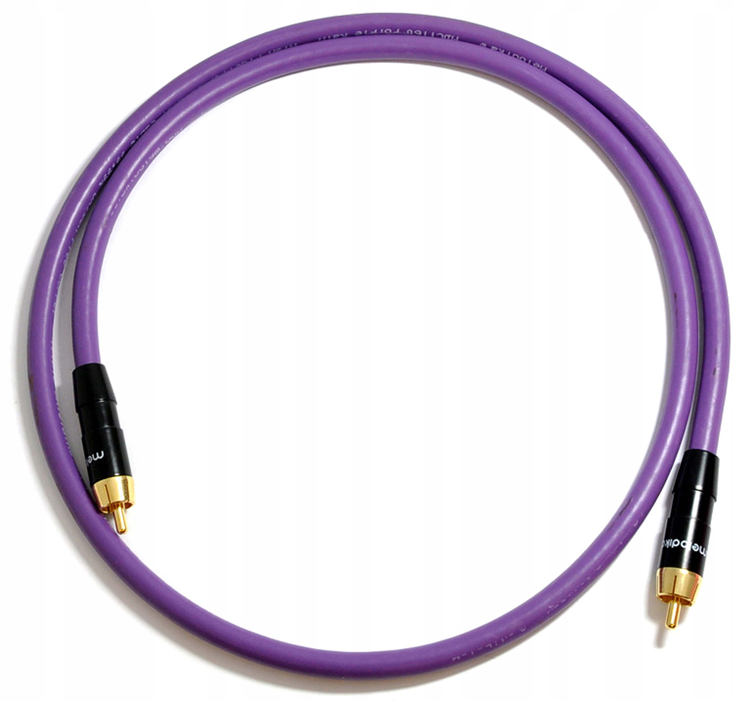 Kabel przewód do subwoofera Melodika MDSW20 standardowy RCA - RCA 2 m