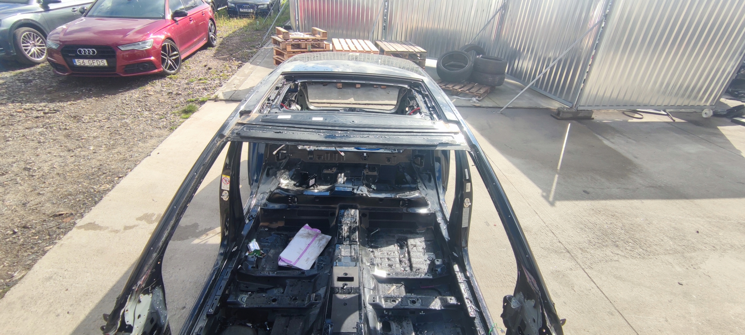 DACH ĆWIARTKA PANORAMA AUDI A6 C8 AVANT KOMBI ORG