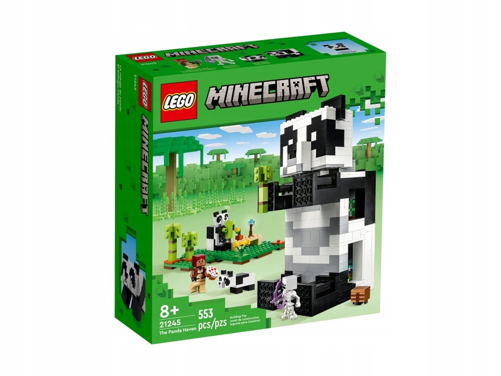 Lego Minecraft 21245 Rezervace pandy Nové