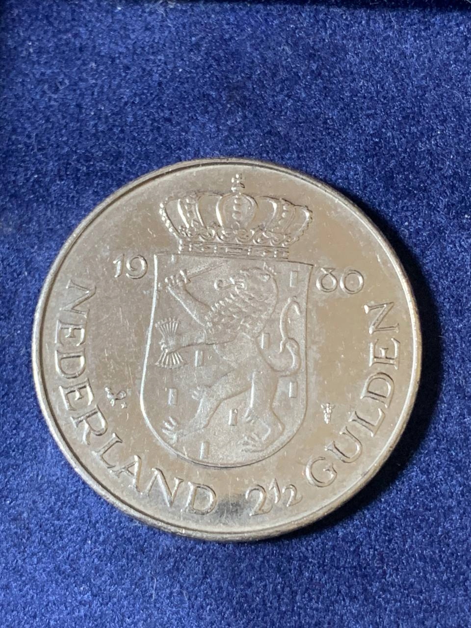 Niderlandy 2 1/2 guldena 1980