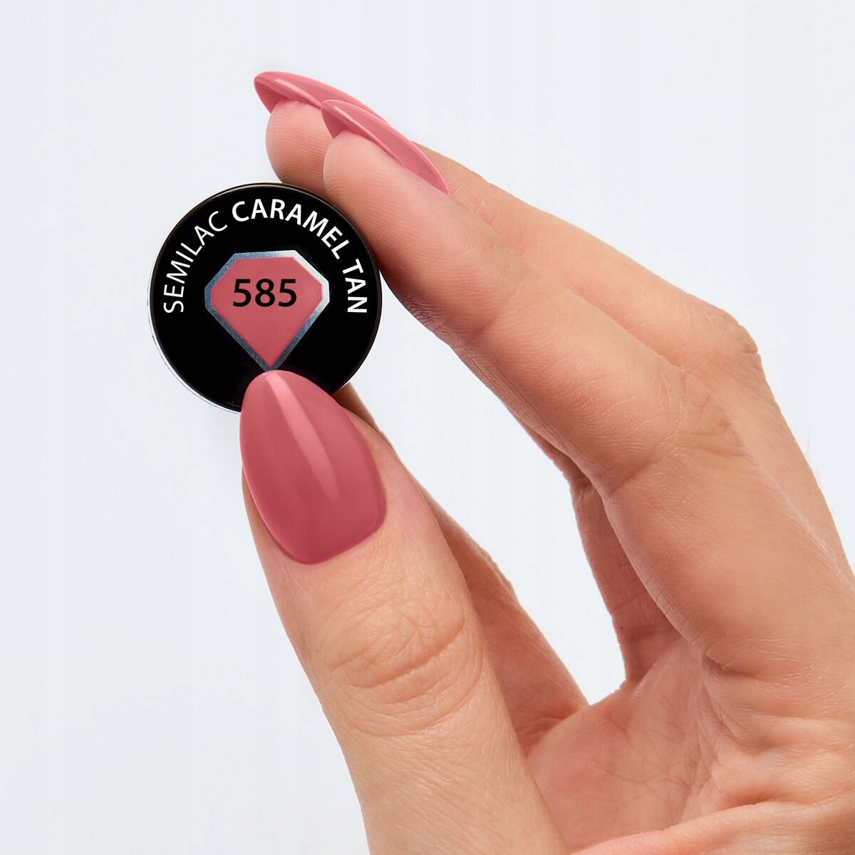 585 SEMILAC LAKIER HYBRYDOWY CARAMEL TAN 7ML Marka Semilac