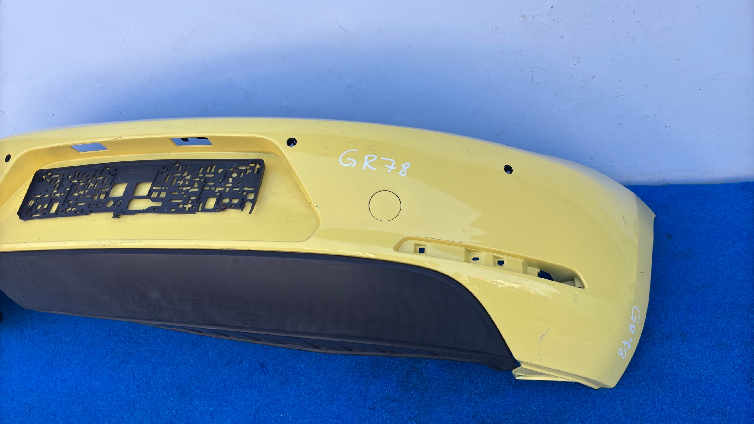 VW NEW BEETLE 5C5 bumper rear part CABRIO + SPOILER 5C5807421D GR78