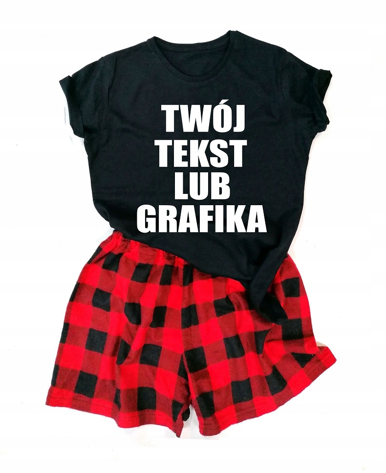 Dámské pyžamo S Vaším Vlastním Potiskem Váš text nebo grafika Dárek XXL