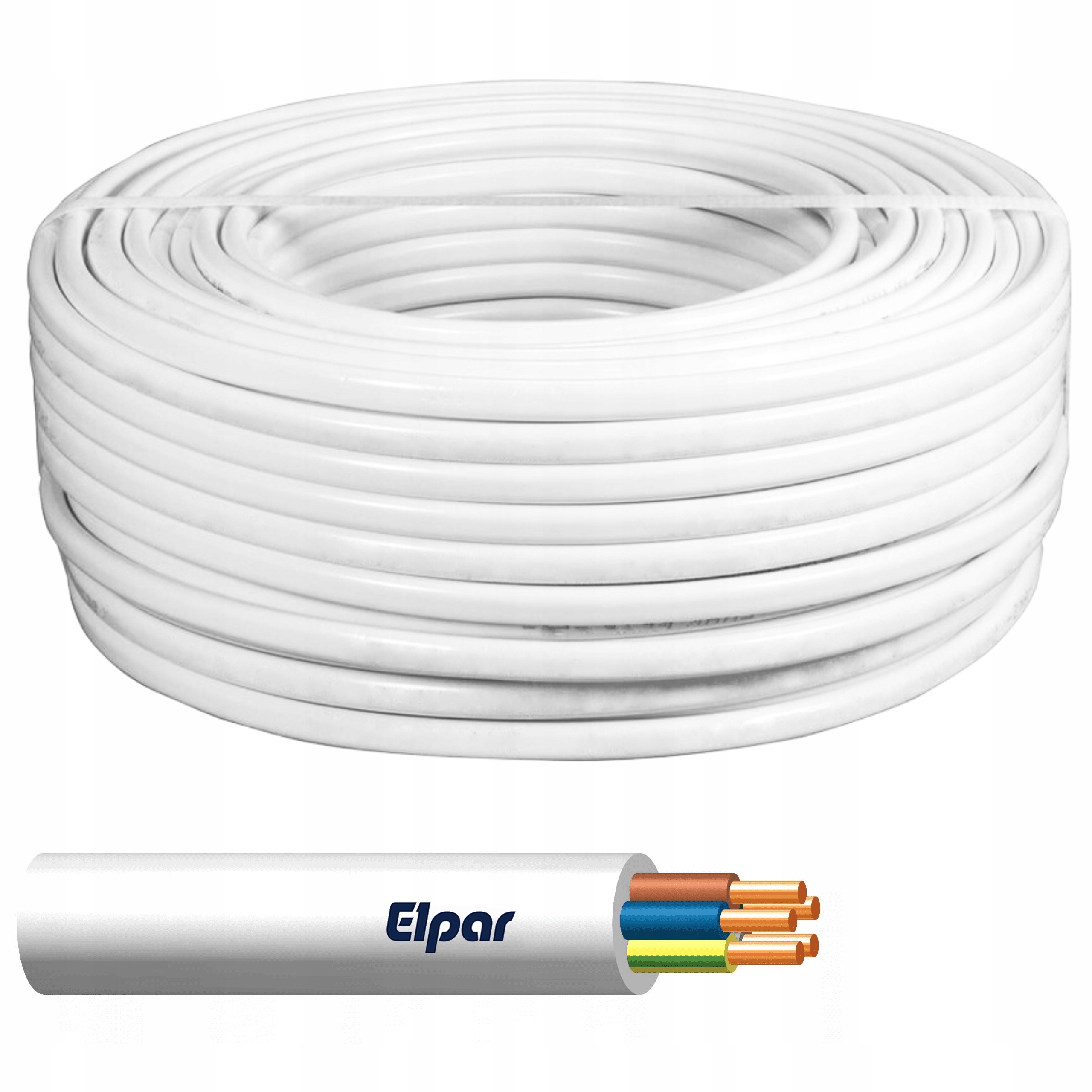 

Przewód okrągły kabel Ydy 5x6 żo 450/750 za metr
