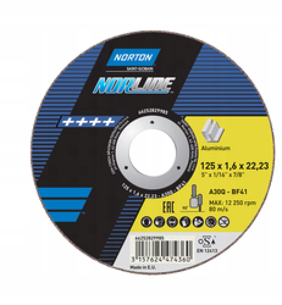 

Norton 66252829985 Ściernica Do Aluminium 125X1.6