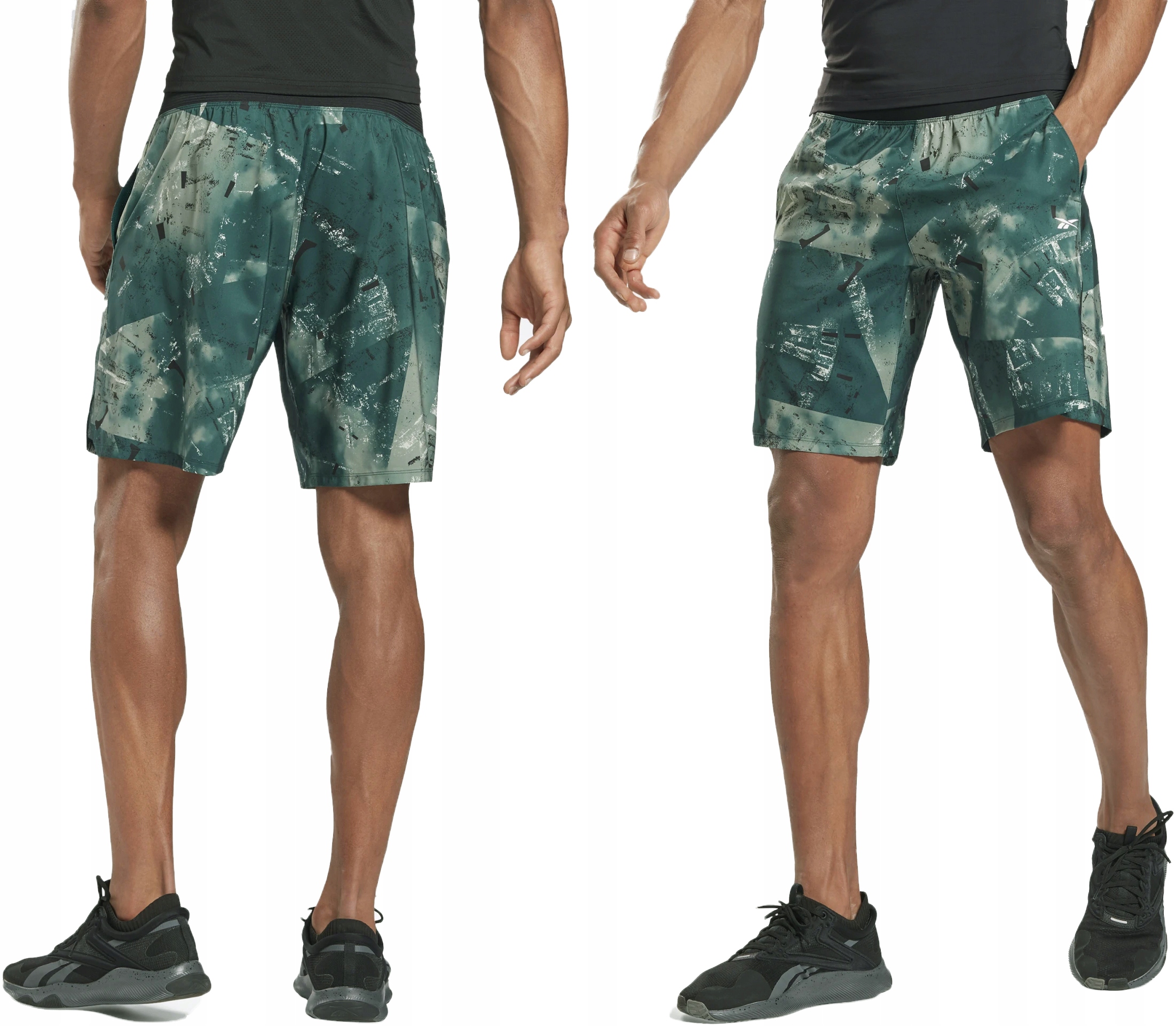 

Reebok Krótkie Spodenki Męskie Treningowe Cienkie