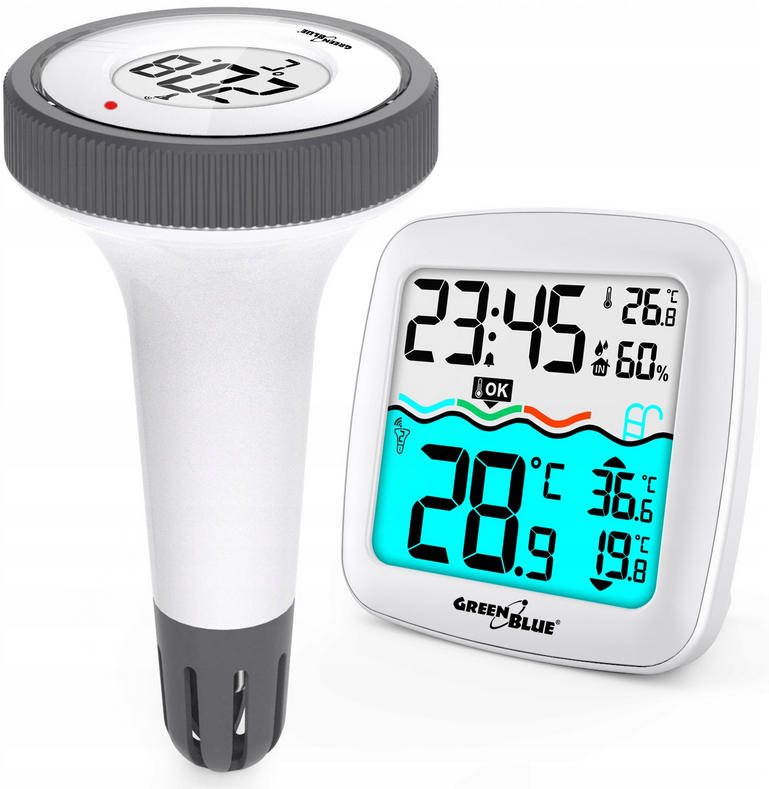 Bezdrátový Digitální Led Bazénový Teploměr Plovoucí Meteostanice Faneo