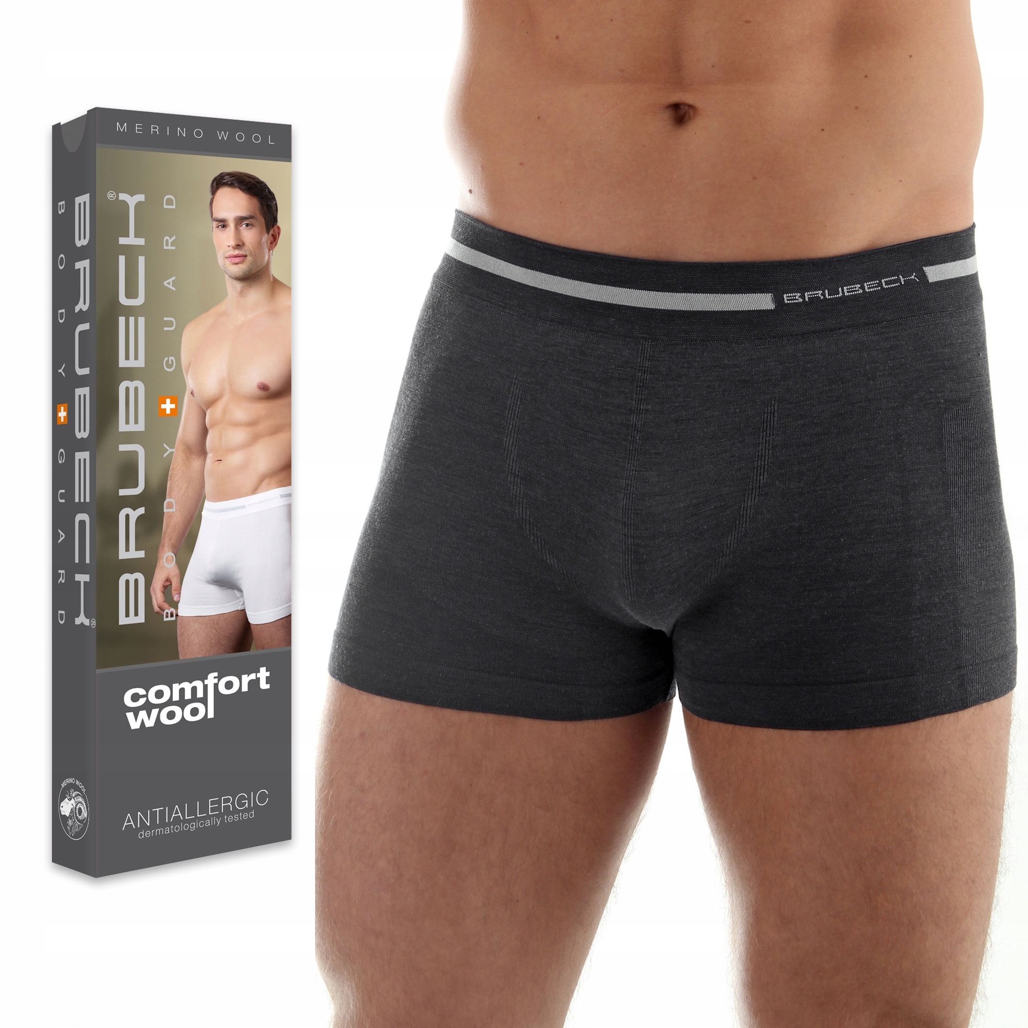 

Brubeck BX10430 bokserki męskie Wełniane - XXL