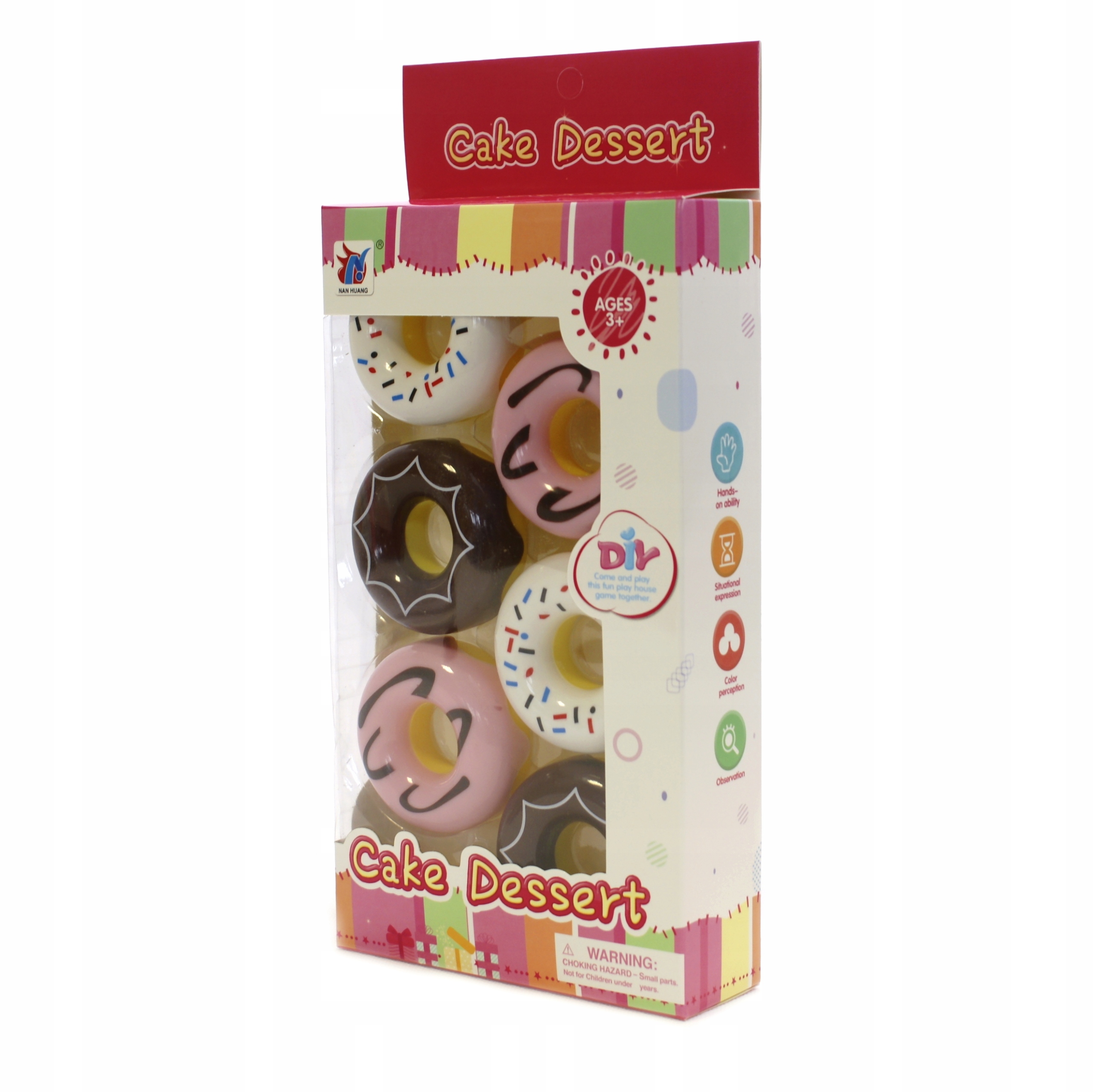 

Zestaw Sztuczne Jedzenie Babeczki Donut